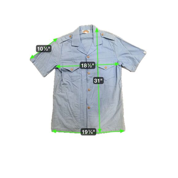 Vintage NWT Paradise Found Hawaiian Shirt Pockets Work Made in Hawaii Medium - Picture 2 of 10